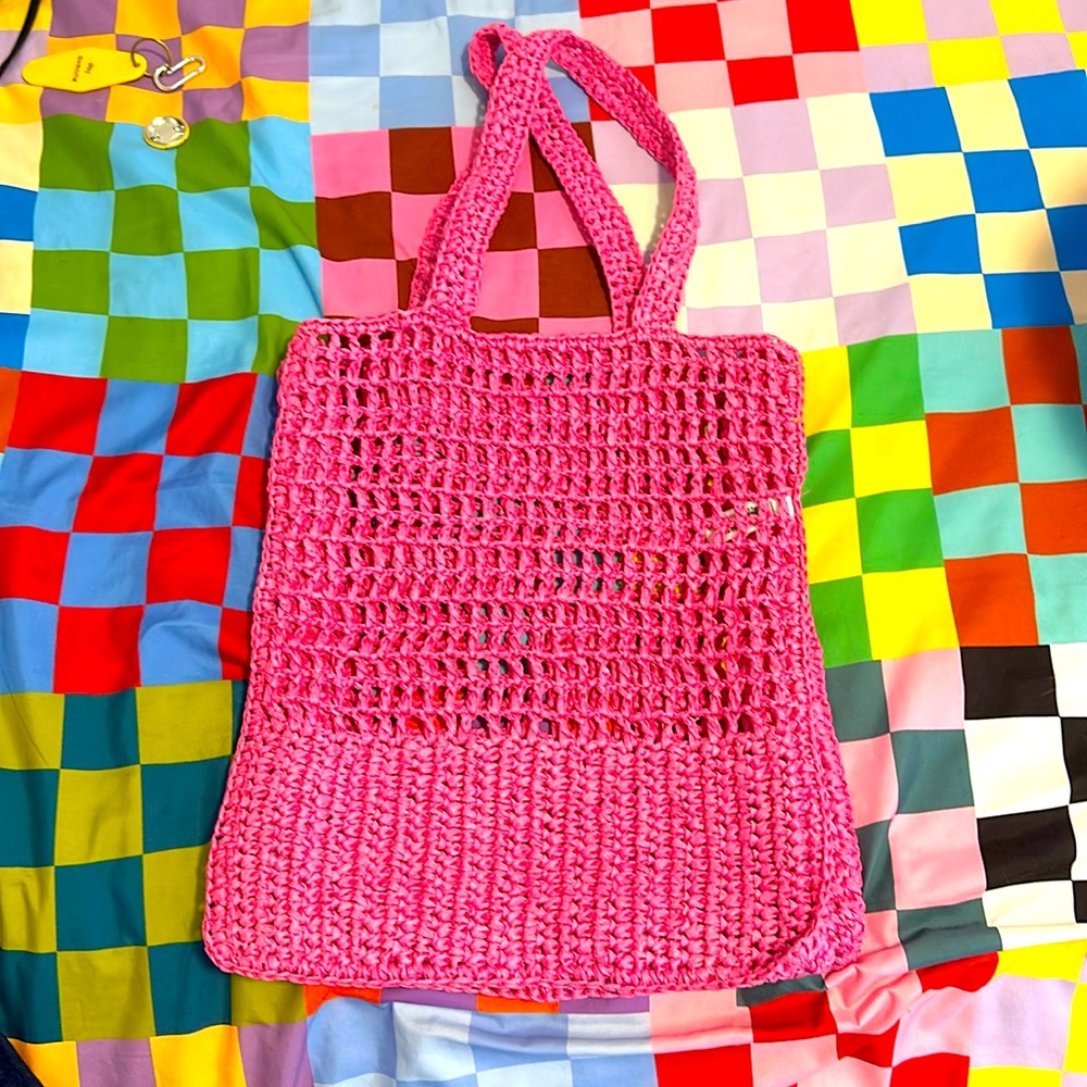 Cute crochet tote bag